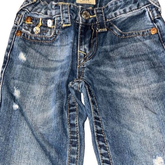 Girls True Religion Geno Relaxed Slim Size 5 Jeans - Picture 3 of 5